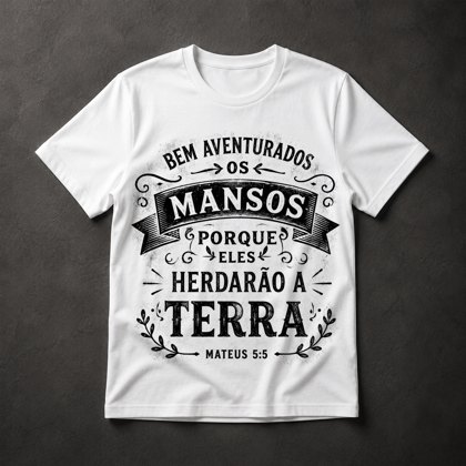 Camiseta Mateus 5:5