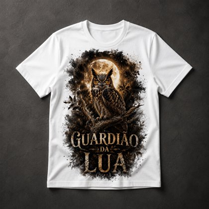 Camiseta Coruja Lua