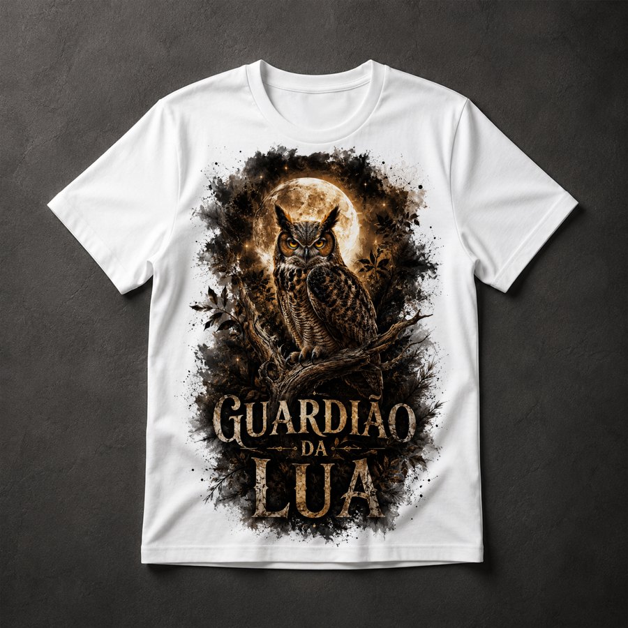Camiseta Coruja Lua