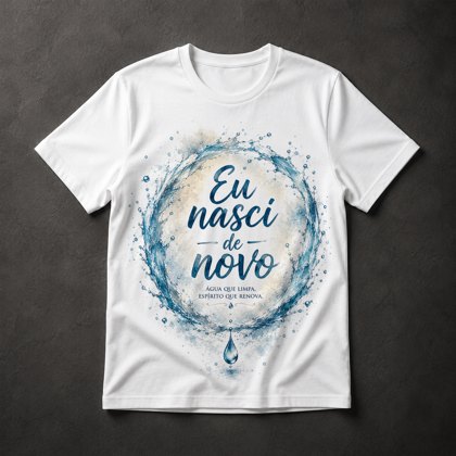 Camiseta Nasci de Novo