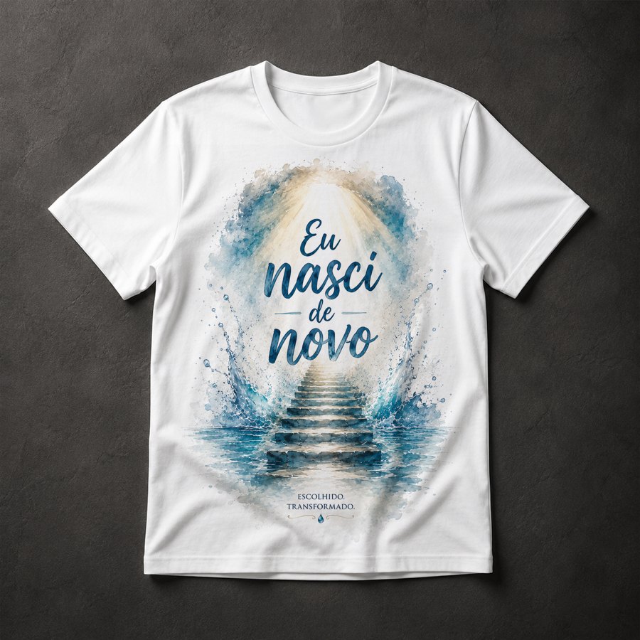 Camiseta Nasci de Novo