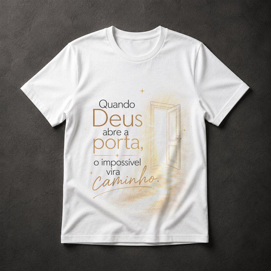 Camiseta Frase Gospel