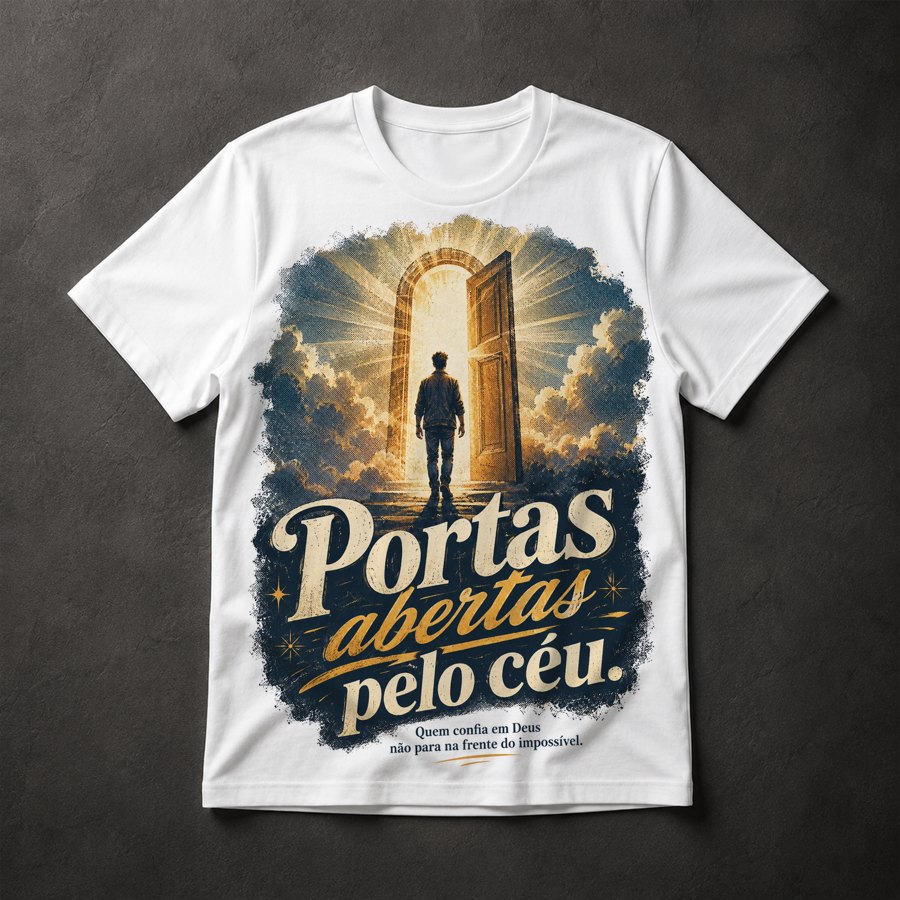 Camiseta Portas Abertas pelo Céu