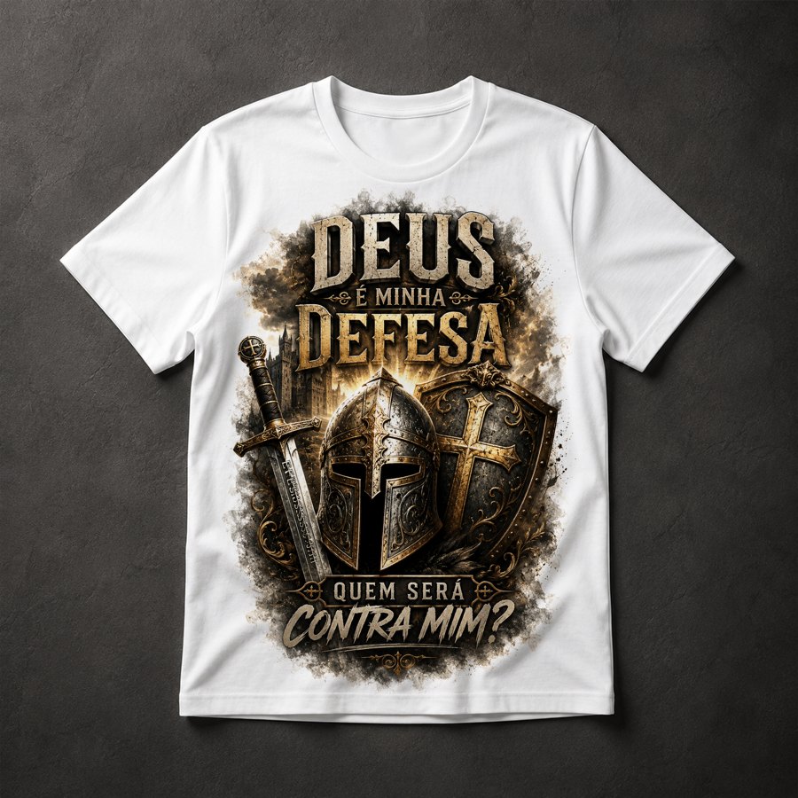 Camiseta Cavaleiro Cristão