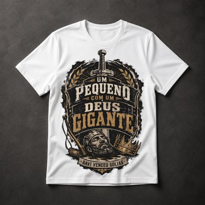 Camiseta Davi e Golias