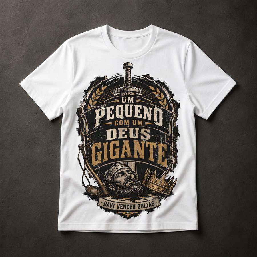 Camiseta Davi e Golias