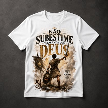 Camiseta Davi e Golias