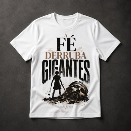 Camiseta Davi e Golias