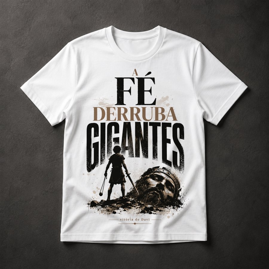 Camiseta Davi e Golias