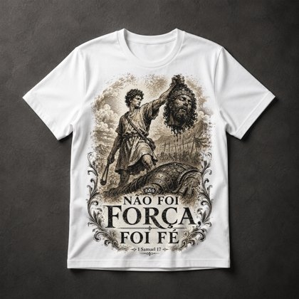 Camiseta Davi e Golias