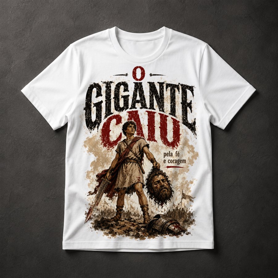 Camiseta Davi e Golias